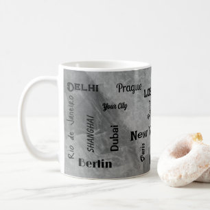 grey Mega city Coffee Mug