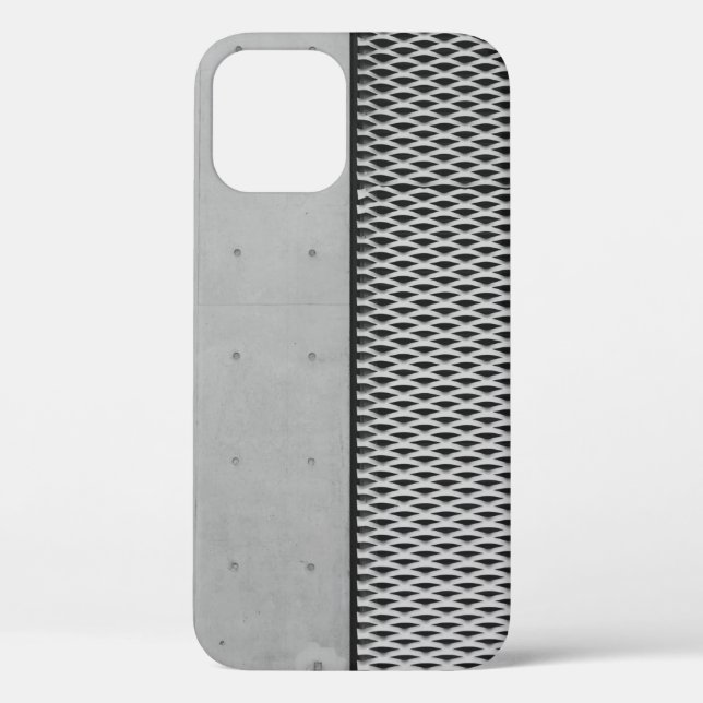 Grey metal galvanised sheet Case-Mate iPhone case (Back)