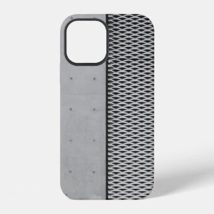 Grey metal galvanised sheet iPhone 12 case