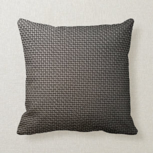 Grey metal mesh design cushion