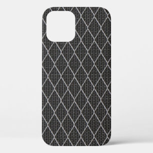 Grey metal wire fence iPhone 12 case