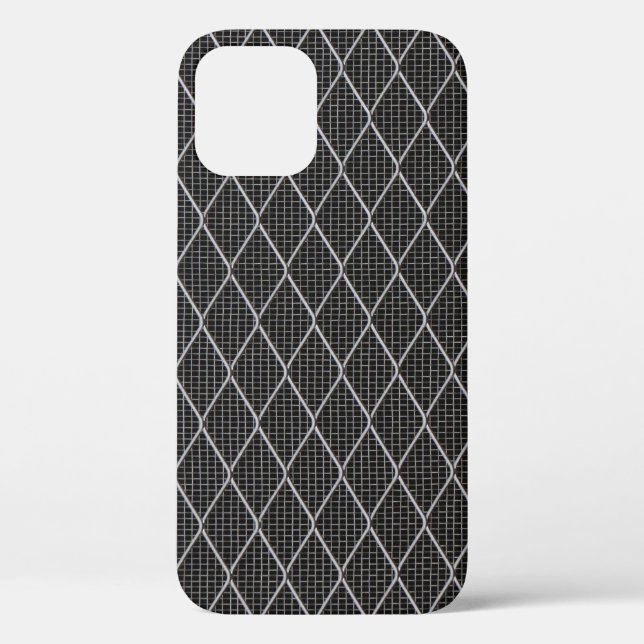 Grey metal wire fence Case-Mate iPhone case (Back)