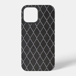 Grey metal wire fence iPhone 12 case