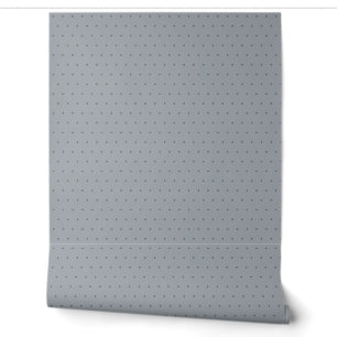 Grey Minimalist Swiss Dot Wallpaper