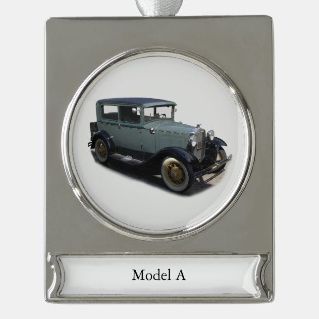 Grey Model A banner ornament (Front)