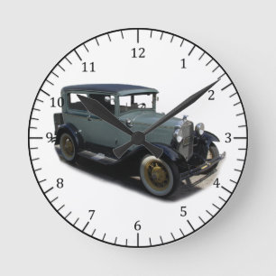 grey Model A wall clock