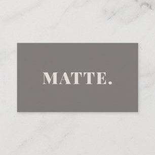 Grey   Modern Elegant Minimalist Professional Business Card