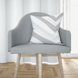 Grey Modern Square Cushion