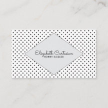 Grey Modern Stars Business Card