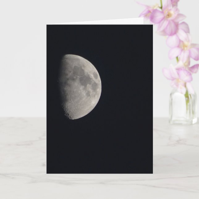 Grey Moon Landscape Card (Orchid)