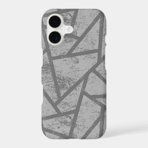 Grey mosaic pattern