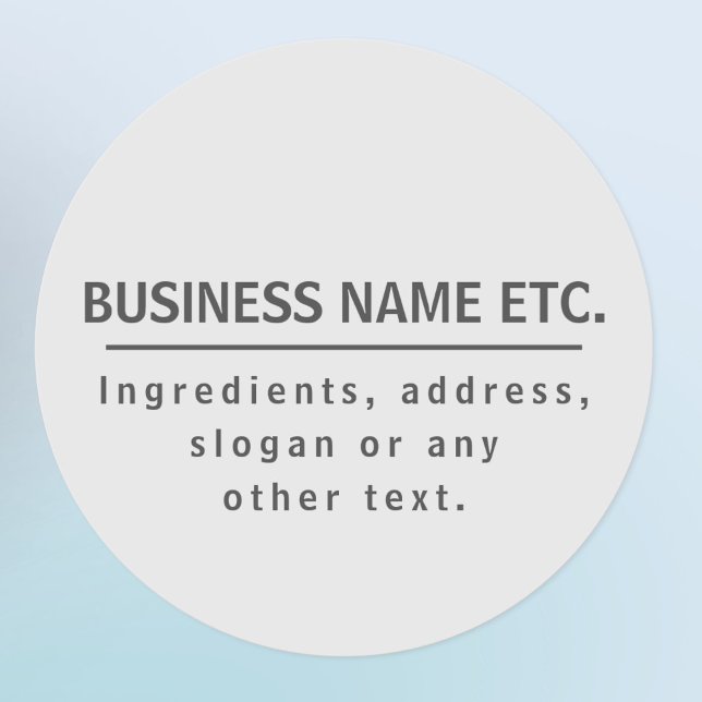 Grey Multi-Purpose Classic Round Sticker (Creator Uploaded)