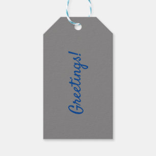 Grey no.2, Grey Gift tag