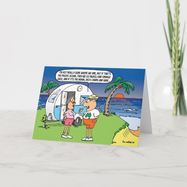 Grey nomads Christmas card (Front)