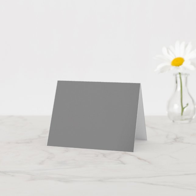 Grey Note Card (Small Plant)