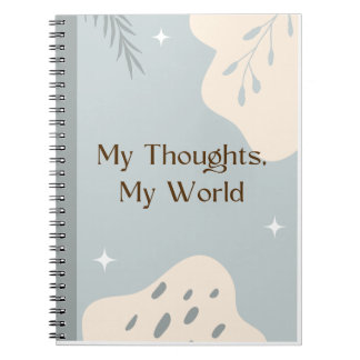 Grey Notebook Cover A4 Document