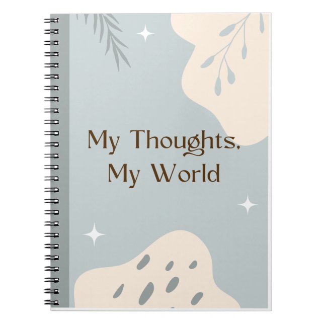 Grey  Notebook Cover A4 Document (Front)