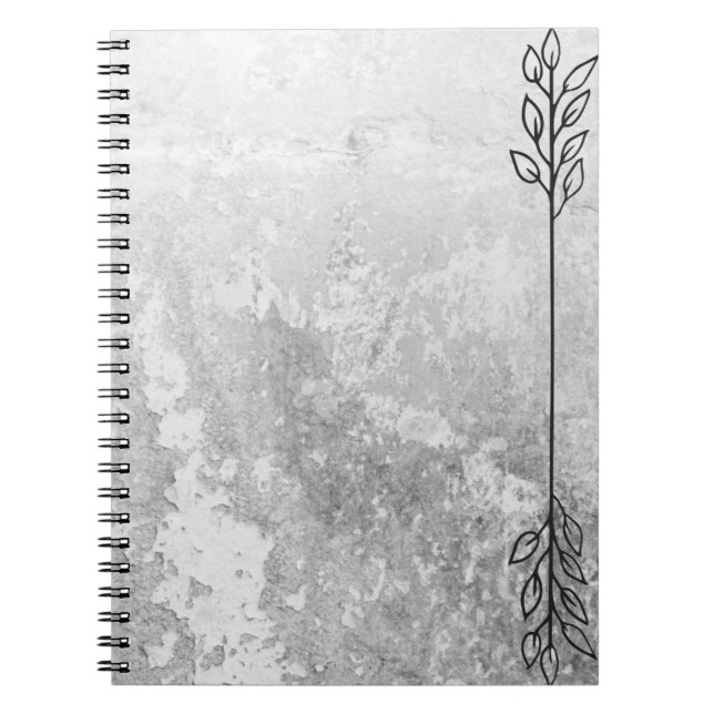 Grey Notebook with Edge Accent (Front)