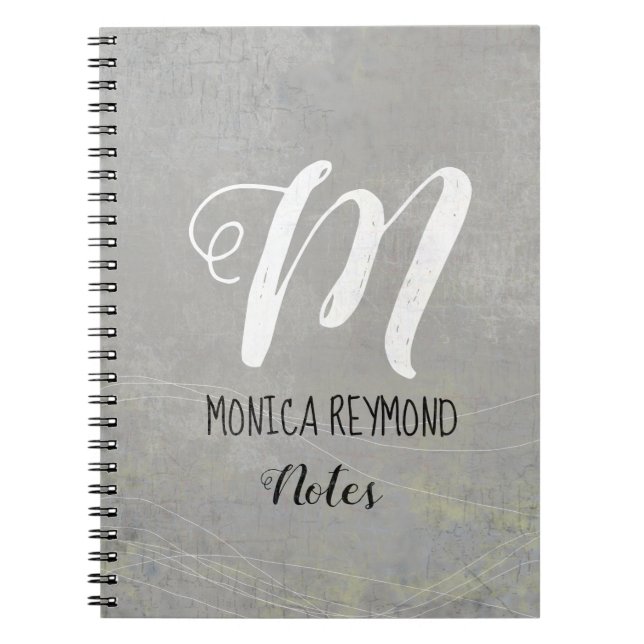 grey notes notebook (Front)