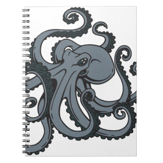 Grey Octopus Notebook
