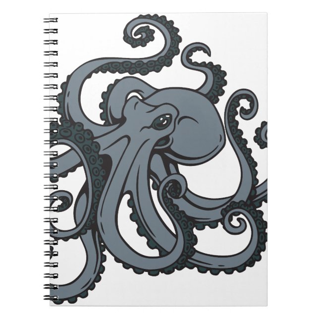 Grey Octopus Notebook (Front)