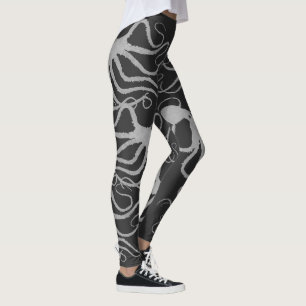 Grey Octopus on Your Colour - Leggings