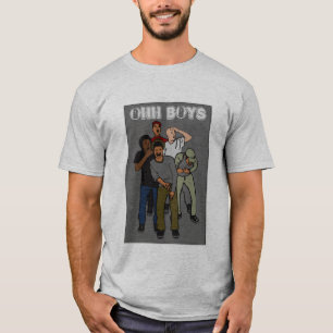 grey OHH BOYS in colour T-Shirt