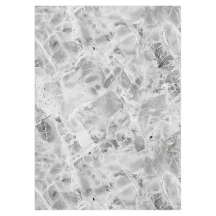 Grey Opulent Marble Whirl All-Over Print Tableclot Tablecloth