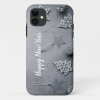 Grey ornaments iPhone case