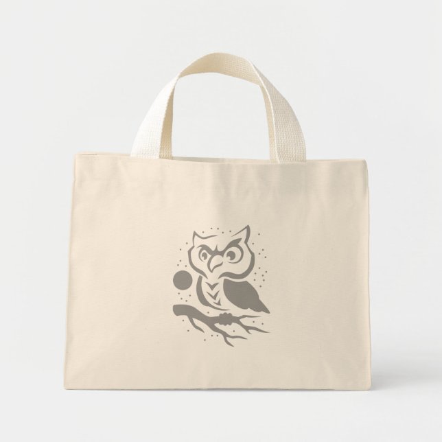 Grey Owl - Tote Bag (Front)