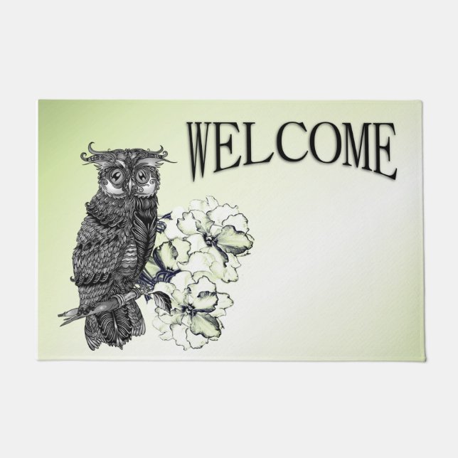 Grey Owl Welcome Mat (Front)