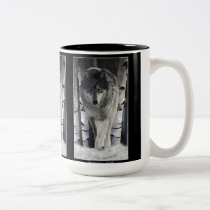 GREY PACK WOLF Wildlife Gift Mugs