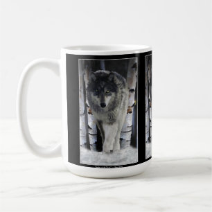 GREY PACK WOLF Wildlife Gift Mugs