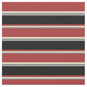 Grey, Pale Goldenrod, Brown, Black & Dark Grey Fabric