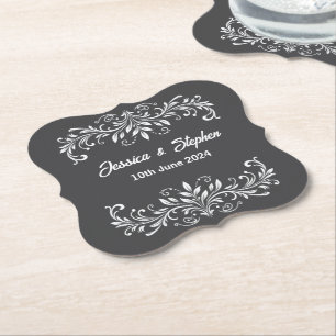 Grey Paper Coaster