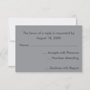 Grey Paper Cut Mandalas RSVP Cards