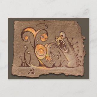 Grey Paper Sketch: Taster Postcard