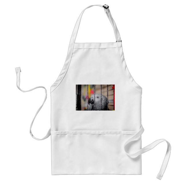 Grey Parrot Standard Apron (Front)