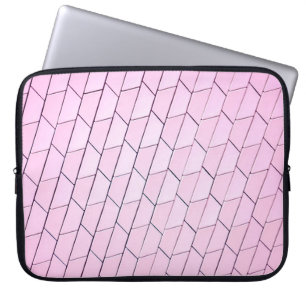 Grey pattern laptop sleeve
