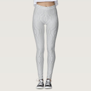 Grey Pattern Leggings