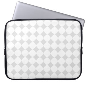 grey patterns laptop sleeve