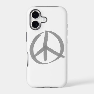 Grey Peace Sign
