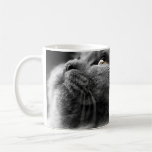 Grey Persian Cat Coffee Mug