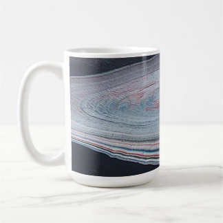 Grey & Pink Agate Fluid Art Mug