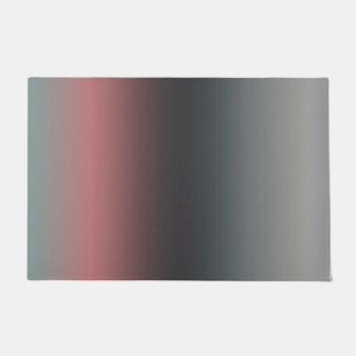 Grey, pink, black gradient, Ombre. Doormat