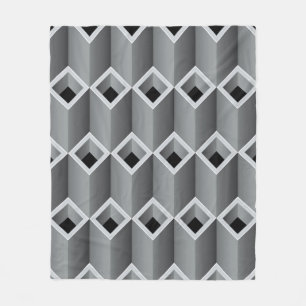 Grey pipes on top of each other - seamless backgro fleece blanket
