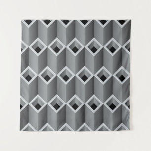 Grey pipes on top of each other - seamless backgro tapestry
