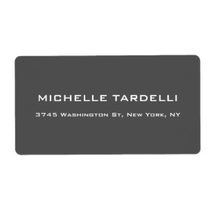 Grey Plain Elegant Modern Trendy Minimalist