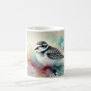 Grey Plover 170724AREF106 - Watercolor Coffee Mug