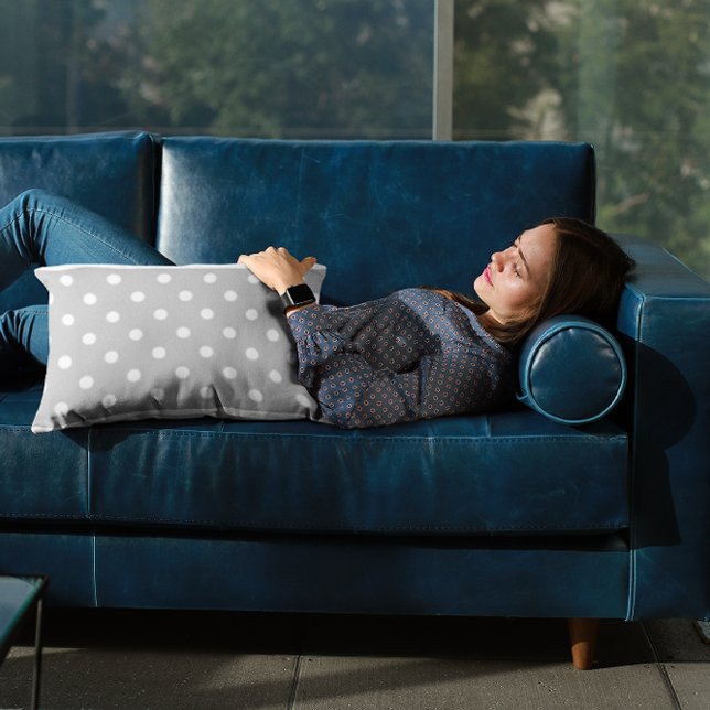 Grey Polka Dot Pillowcase (Creator Uploaded)
